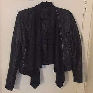 Zara  Sheep Leather And Cotton jacket